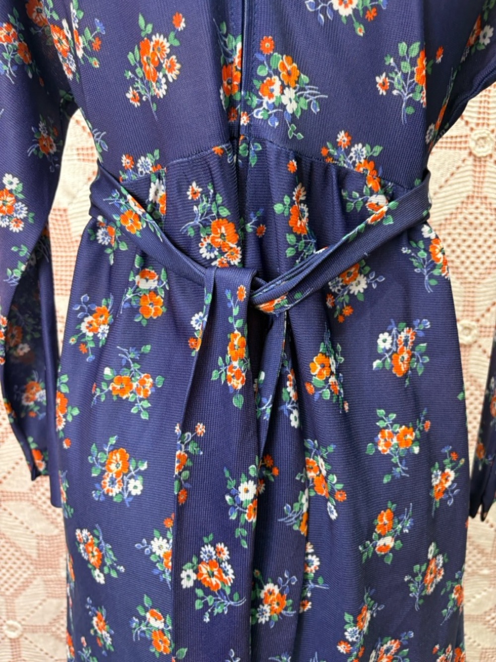 Vintage Mary Jane Floral Prairie Maxi Dress Size 8 - Picture 10 of 13